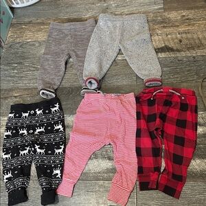 Joe Fresh 12-18 month pull on baby pant bundle of 5